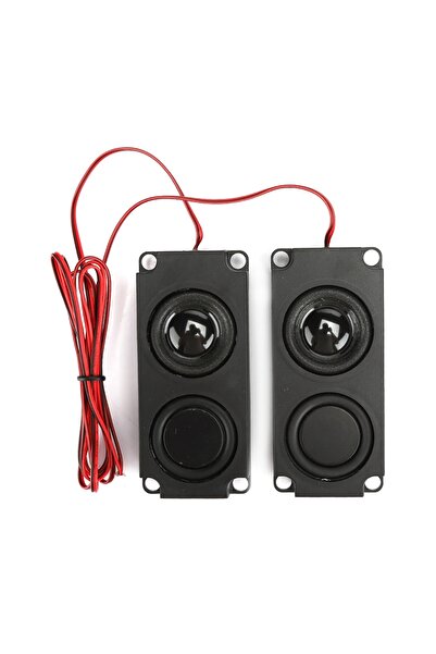 Choice مكبر صوت مغناطيسي مزدوج أسود اللون، 8 أوم، 5 واط، محمول، ذو صوت جهير ق...