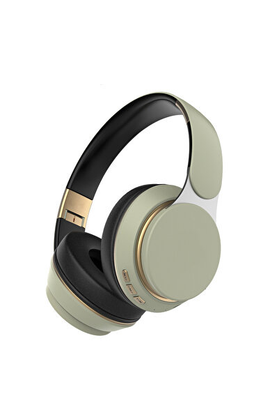 Choice1 سماعات رأس لاسلكية Green 07S قابلة للطي والتعديل، ستيريو، مناسبة للأل...