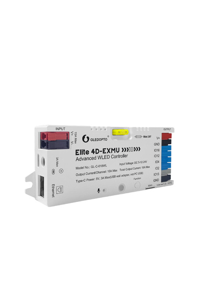 Choice وحدة تحكم GLEDOPTO Elite رباعية القنوات WLED بيضاء 618 واط ESP32، تدعم...