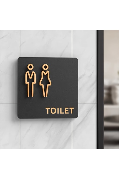 Choice toilet 1 Bathroom Sign Hanging Men'swomen's Restroom/WC 3D Threedimens...
