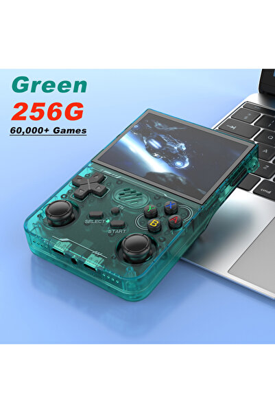 Choice23 جهاز ألعاب محمول أخضر بسعة 256 جيجابايت من نوع BOYHOM 256G R36XX، مش...