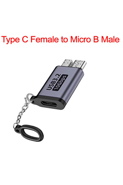 Choice Micro B to C 1-pcs Micro B USB C 3.0 Male to Type C Female Adapter Typ...