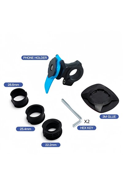 Choice حامل هاتف للدراجات النارية والهوائية من بلو بي - مناسب لجميع أجهزة آيف...