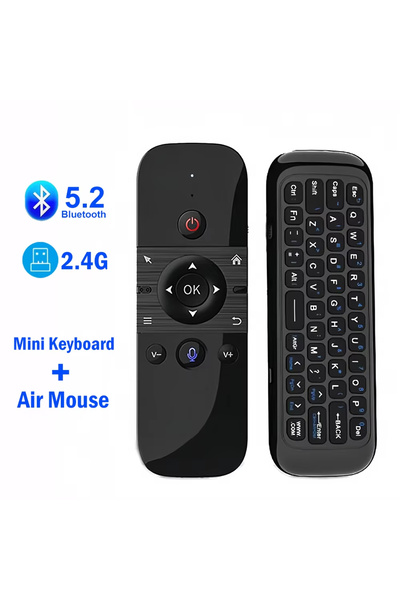 Choice ماوس لاسلكي صوتي هوائي 2 في 1 من كيبيدومي M8، لوحة مفاتيح صغيرة بتقنية...