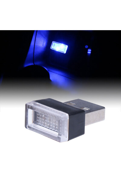 Choice4 مصباح ليلي LED صغير أزرق اللون يعمل بمنفذ USB، متعدد الألوان، سهل الا...