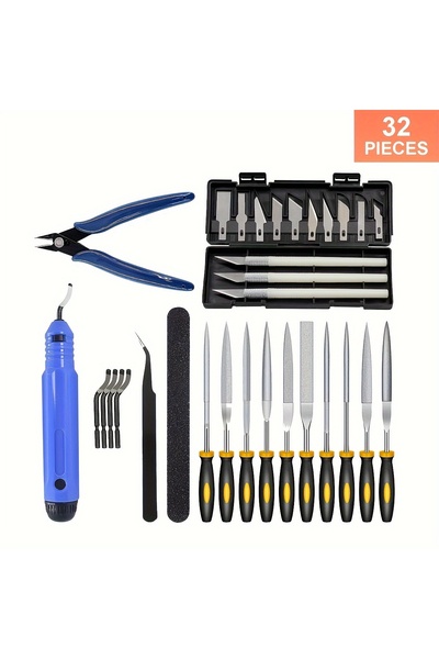 Choice مجموعة أدوات الطباعة ثلاثية الأبعاد مكونة من 32 قطعة - مجموعة شاملة لإ...