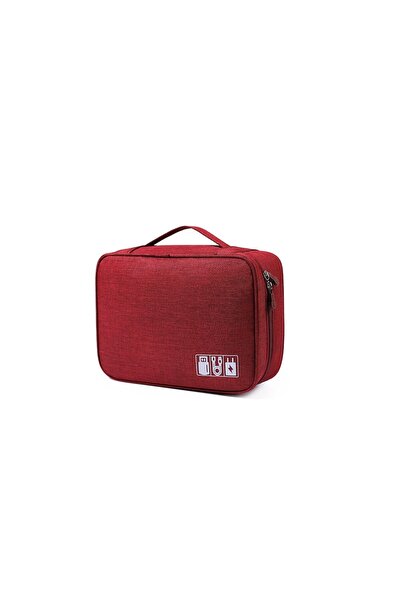 Choice Red Multi-functional Large Capacity Waterproof Digital Electronic Orga...