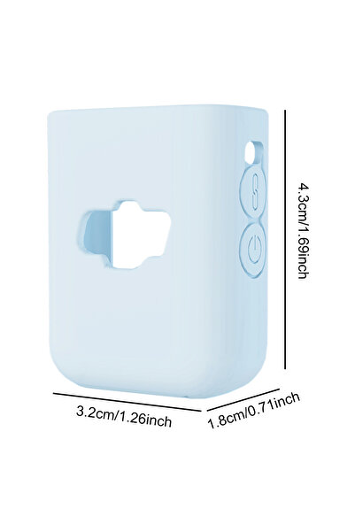 choice2 alloet Blue For DJI Mic 2 Silicone Protective Case Charging Case Prot...