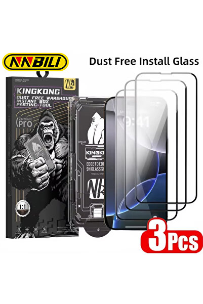 Choice10 واقي شاشة عالي الوضوح لهاتف آيفون 13 برو ماكس، 3 قطع، من إن إن بيلي،...