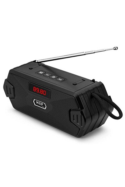 Choice مكبر صوت بلوتوث محمول أسود اللون، صندوق موسيقى لاسلكي مع راديو FM، مكب...