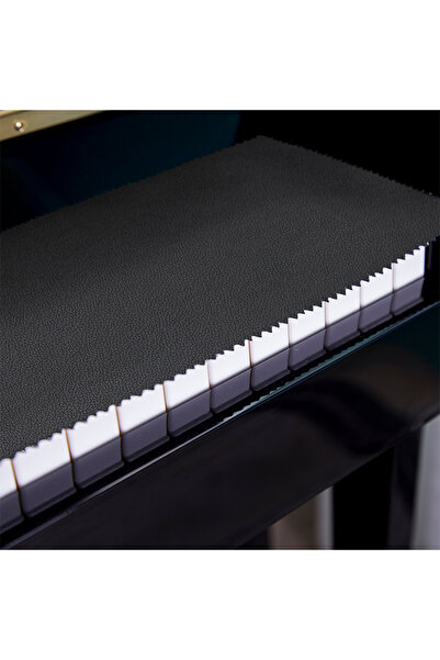 Choice 126x18cm Black 126x18cm Piano Keyboard Anti Dust Keys Cover Cloth Nord...