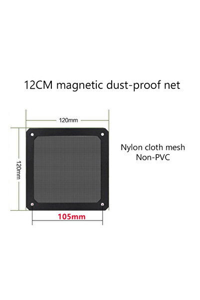 Choice9 ALLOYSEED 3PCS Black 12cm 8/9/12/14CM PC Chassis Cooling Fan Dust Fil...