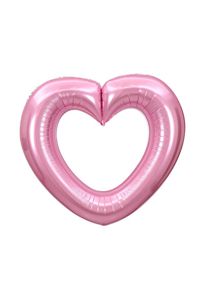 Choice4 40inch Pink 40 inch large hollow out heart-shaped aluminum film ballo...
