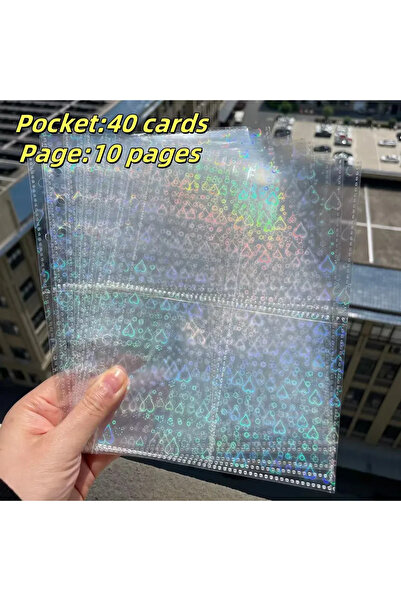 Choice11 ألبوم صور وبطاقات بريدية لنجوم الكيبوب، 4 مربعات، 10 قطع، مقاس A5، ص...