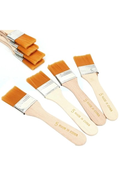 Choice 2Pcs Hair Painting Brushes Set Nylon Bristle Acrylic Oil Paint Brush W...