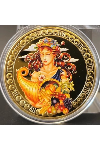 Choice3 ميدالية تذكارية مطلية بالذهب عيار 12 بلون البرقوق، تحمل صورة برج العق...