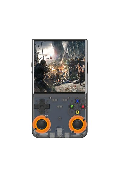 Choice4 جهاز ألعاب محمول فائق السرعة R36 أسود بسعة 128 جيجابايت، مزود بتقنية ...