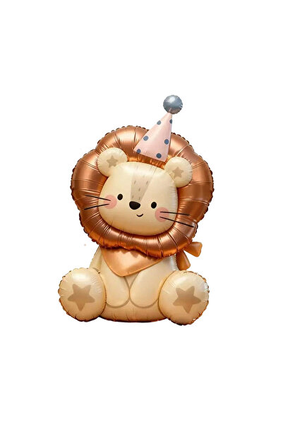 Choice بالون ألومنيوم على شكل أسد واقف، مثالي لحفلات أعياد ميلاد الأطفال ذات ...