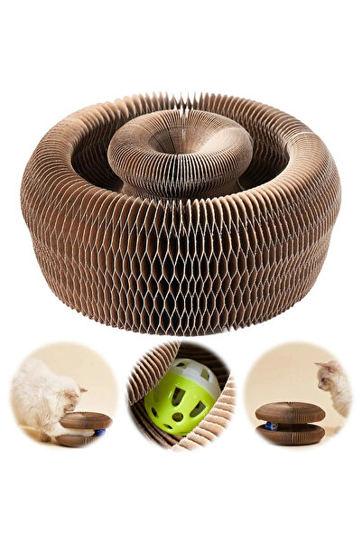 Choice Camel Magic Cat Scratch Organ Board Cat Toy with Ball Cat Grinding Cla...