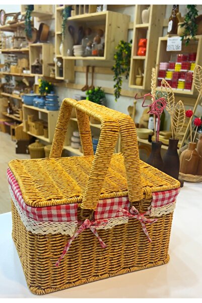 Emeksanatı Hasır Piknik Sepeti