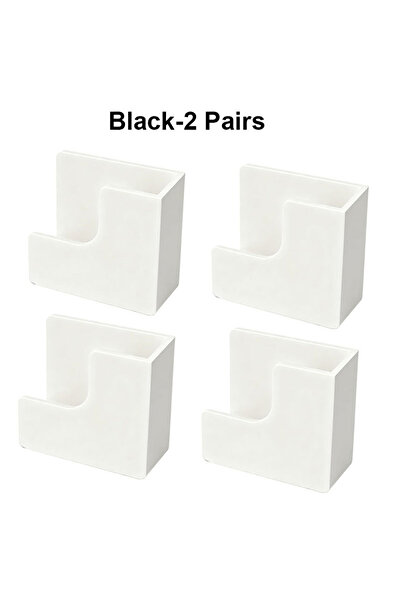 Choice4 White-2Pairs Weight Scale Holder Adjustable Wall Mounted Weight Scale...