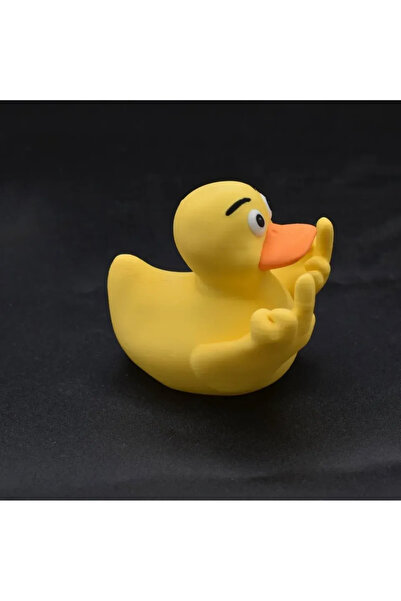 Choice قطعة واحدة، 6×6 سم، زينة على شكل يدين بطة مع إصبع أوسط، زينة منزلية لل...