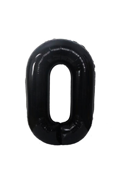 Choice Number 40inch 40BLACK-0 40 inch black digital balloon decoration scene...