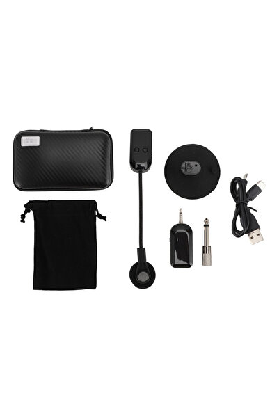 Choice نظام ميكروفون لاسلكي أسود بتردد 2.4 جيجا هرتز للآلات الموسيقية، مناسب ...