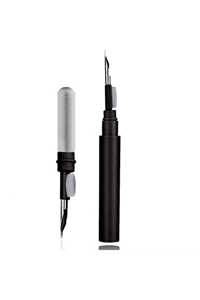 Choice1 قلم تنظيف سماعات بلوتوث محمول 3 في 1 أسود اللون، مناسب لسماعات AirPod...