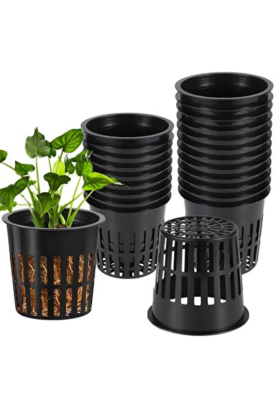 Choice 50 قطعة من أغطية شبكية قابلة لإعادة الاستخدام لزراعة النباتات، سلة زرا...