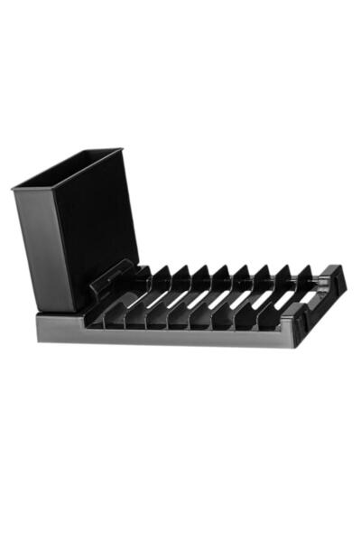 Choice1 black Dish Drying Rack Sink Multipurpose Kitchen Gadgets Cutlery Hold...