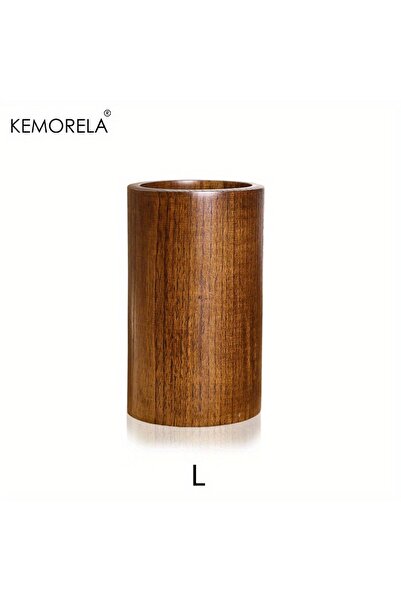 Choice L Natural Bamboo Chopsticks Holder - 6-Slot Utensil Organizer with Non...