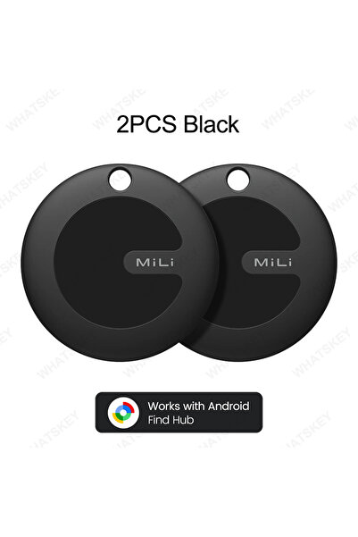 Choice6 أسود - قطعتان، 1-4 قطع، جهاز تتبع MiLi Mitag Go GPS متوافق مع نظام An...