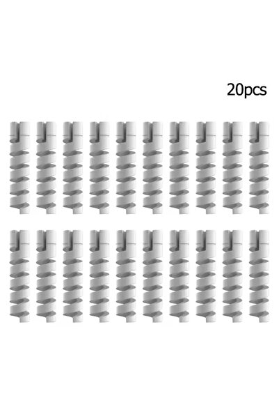 Choice 20PCS-Grey 6/20pcs Cable Protector Silicone Charge Cable Spiral Winder...