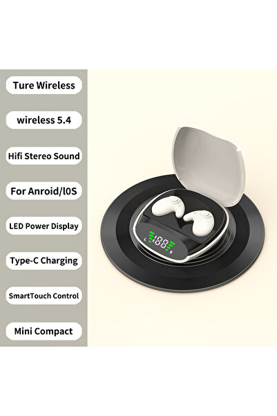 Choice1 سماعات رأس لاسلكية بلوتوث 5.3 من فيكيفون، بلون البشرة، مقاومة للماء، ...
