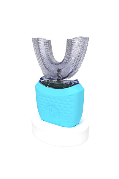 Choice Blue Hot Selling Portable Oral Care U-Shaped Electric Toothbrush 360 D...