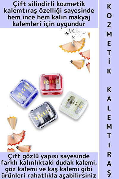 Wintoup # Ascuțitor de creion pentru machiaj, cu lamă din oțel inoxidabil com...