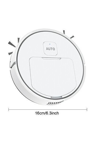 Choice مكنسة روبوتية ذكية 3 في 1 من APWIKOGER، لون أبيض، للتنظيف التلقائي، مز...
