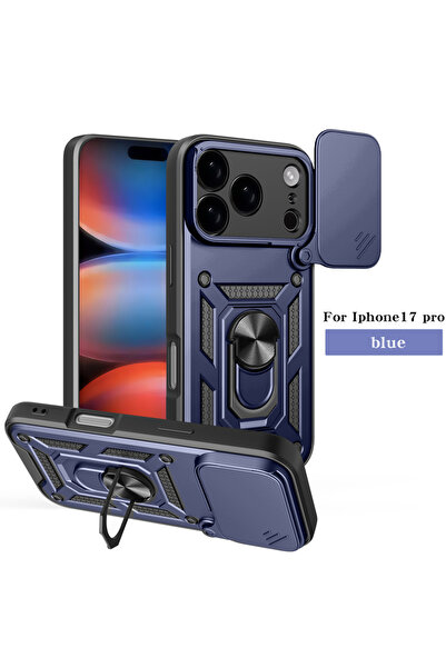 Choice21 غطاء حماية مدرع مزود بحلقة مغناطيسية لهاتف iPhone 17 Pro Max باللون ...