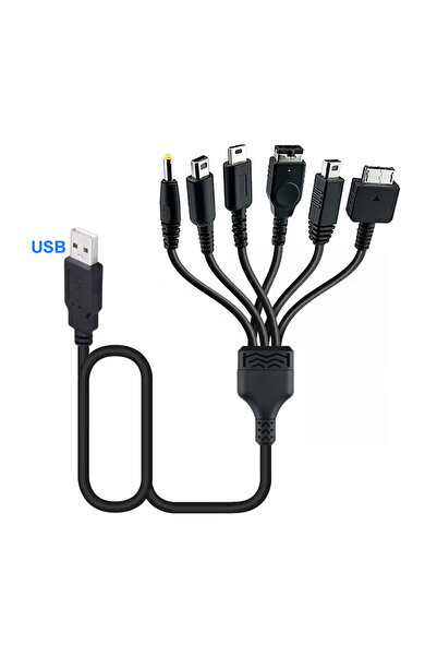 Choice1 كابل شحن USB إلى 6 في 1 بطول 120 سم، كابل USB-C من النوع C بتقنية PD ...