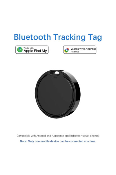 choice2 1pack-Black Smart Tag for Find My or Google Find Hub Bluetooth Tracke...