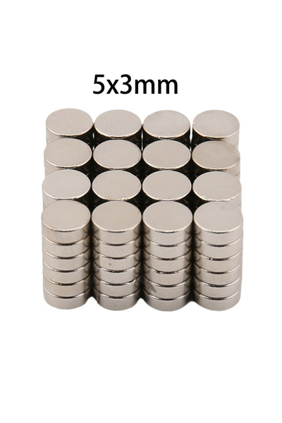 Choice 50 قطعة مغناطيس دائري 5×3 مم - مغناطيس قرصي صغير قوي للأعمال اليدوية و...