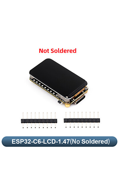 Choice1 لوحة تطوير إنترنت الأشياء ESP32-C6-LCD-1.47 M، مزودة بشاشة LCD مقاس 1...