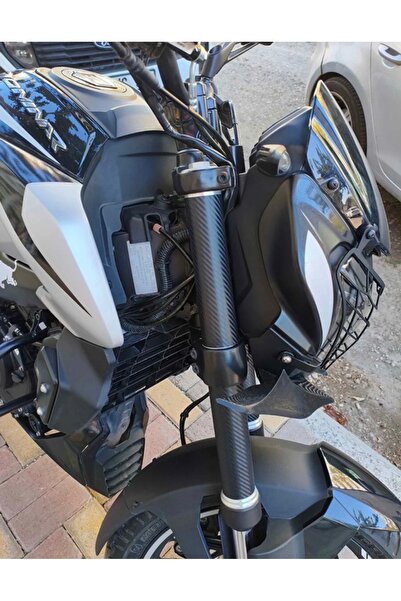 İŞCAN MOTOR Bajaj Dominar 250 - 400 Amortisör Karbon Kaplama Sticker Etiket K...