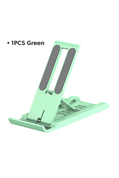 Choice1 حامل هاتف مكتبي أخضر قابل للتعديل، قطعة واحدة، مناسب لأجهزة iPad و iP...