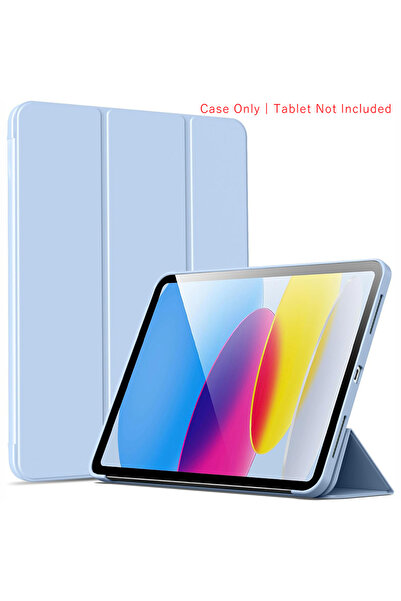Choice12 iPad 11th 2025 A16 YT Ice Blue Tri-fold Flip Case For iPad 10th 11th...