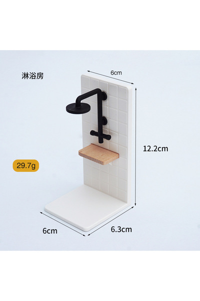 Choice3 نموذج حمام من قطعة واحدة من لينغيو - محاكاة منزل مصغر، غرفة استحمام ب...