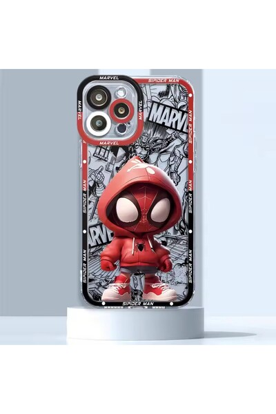 Choice غلاف هاتف مارفل تشيبي سبايدرمان S25 ألترا 3 متوافق مع S25 إيدج، S23، S...