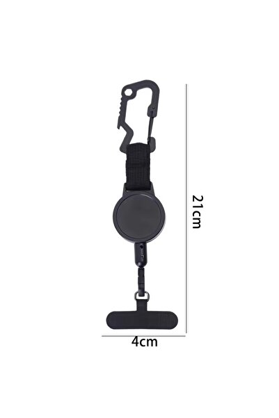 Choice B Anti-drop Phone Lanyard With Keychain Retractable Anti-Theft Phone S...