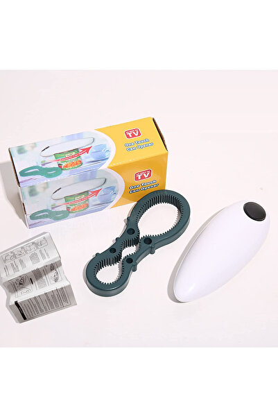 Choice فتاحة علب كهربائية من ساينغ كيو SF310 باللون الأبيض، سهلة الاستخدام لف...